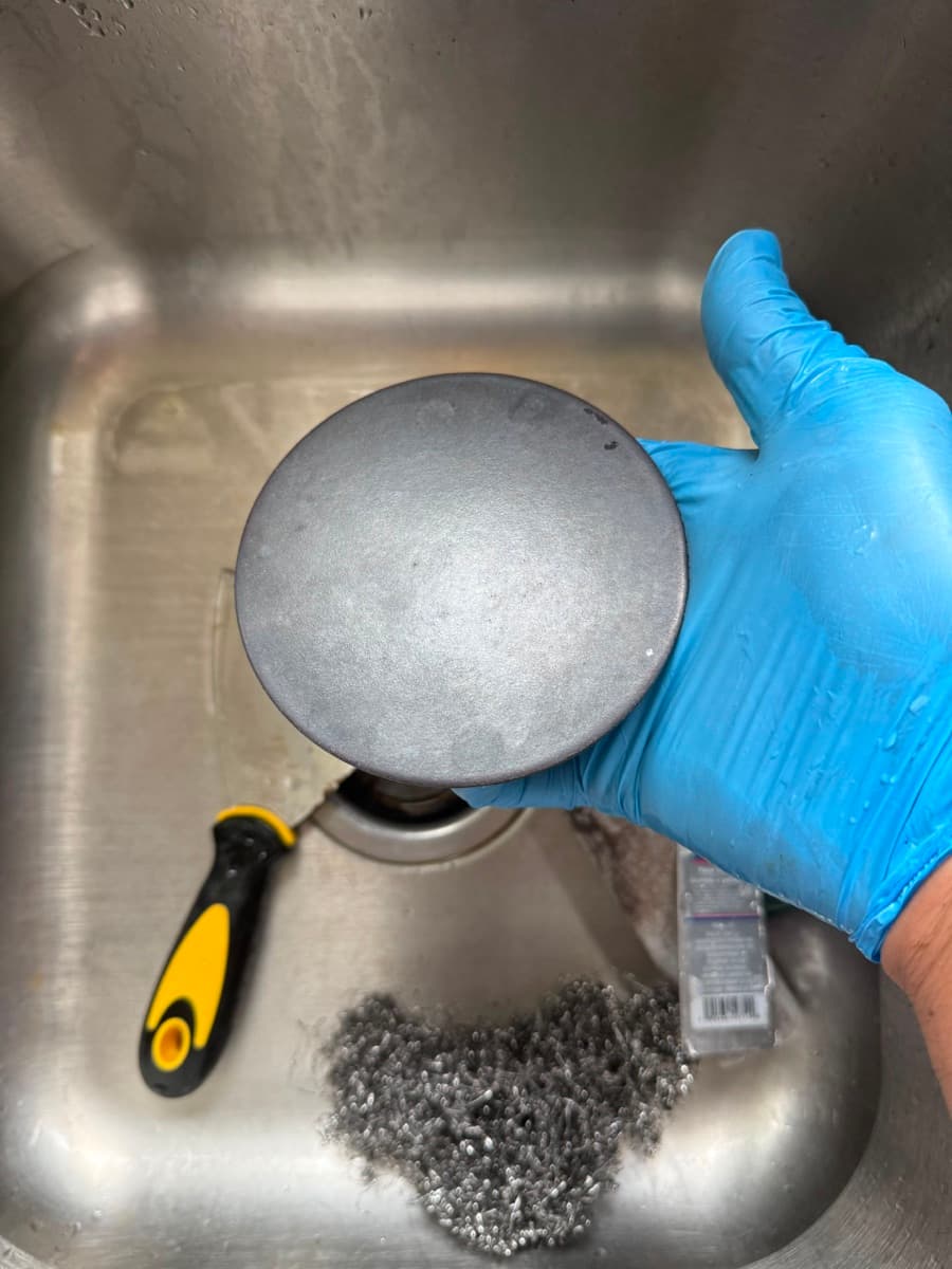 Cast iron pan restored